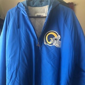 LA Rams chalk line vintage jacket. XL